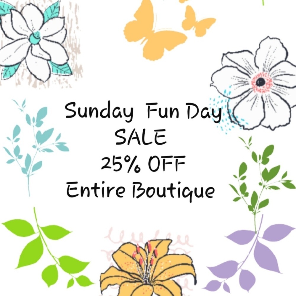 SALE 25% OFF Entire Boutique